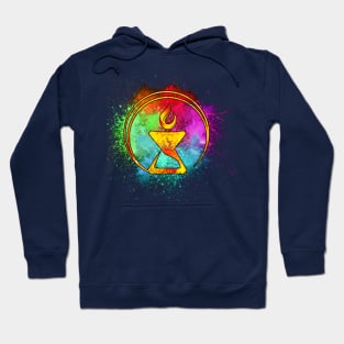 Small Print Splash Chalice Hoodie